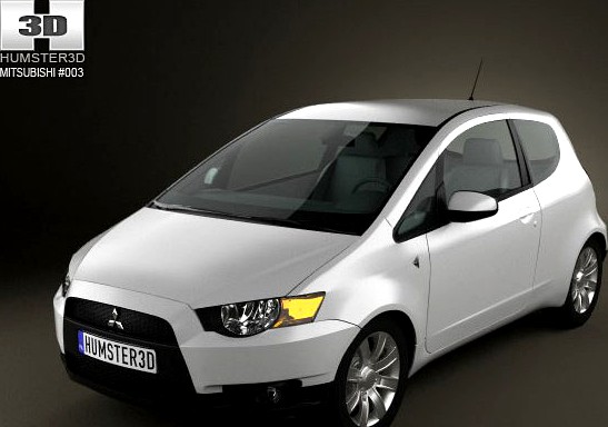 Mitsubishi Colt 3door 3D Model