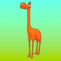 Girafe-lowpoly