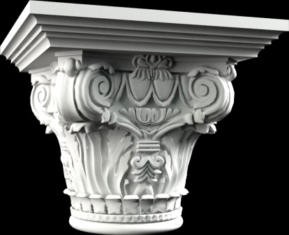 Corinthian capital 3D Model