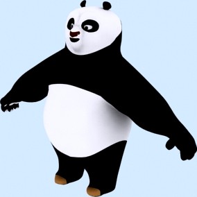 Kungfu panda 3D Model