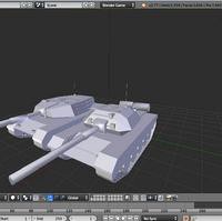 2 tanques lowpoly