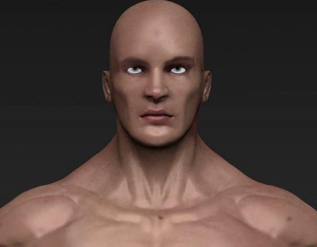 3d model male nude 3D Model