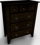 Basic small Drawer Set3d model