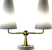 Jonathanadler - CARACAS 2-LIGHT TABLE LAMP