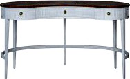 StanleyFurniture - Charleston Regency-Pinckney Kidney Desk In Ropemaker's White