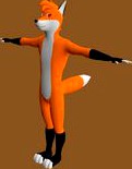 Fox Character with rig