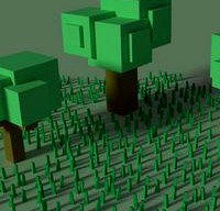 Cubic Tree Scene