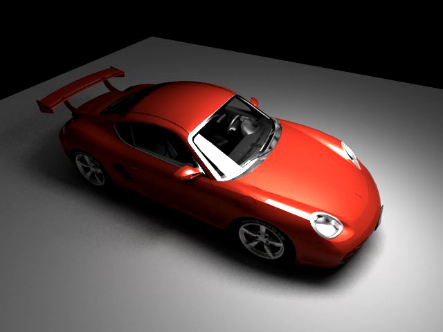 Porsche Cayman (VRay)