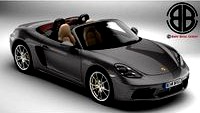 Porsche Boxster 2017 - 3D Car Model