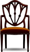 The Barn at 17 Antiques - Georgian-Style Dining Chairs, S8