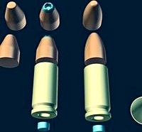 High_Poly 9mm Bullet variants