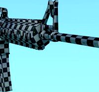 M4A1 Unwraped and Rigged