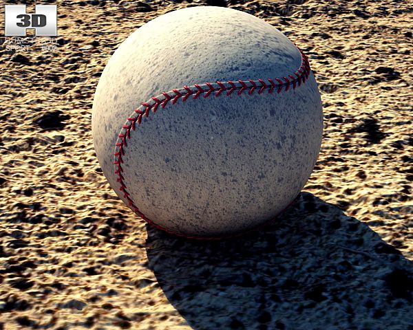 Baseball Ball 3D Model