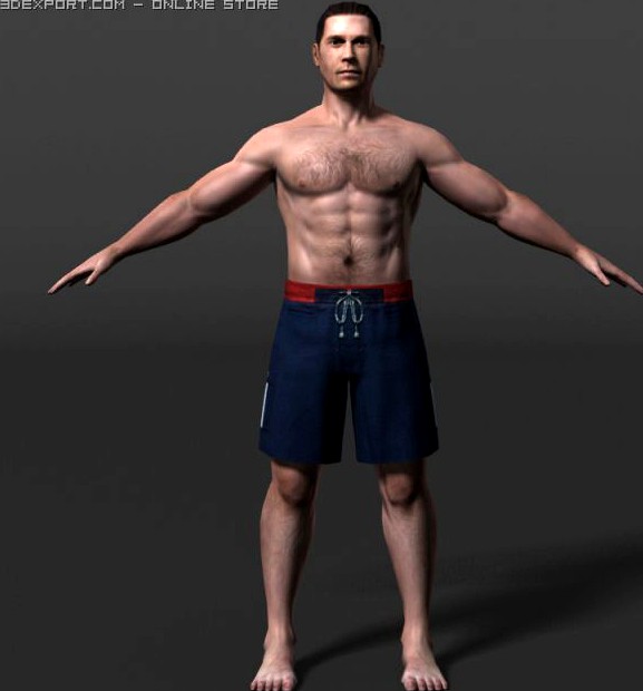 MAN 02 3D Model