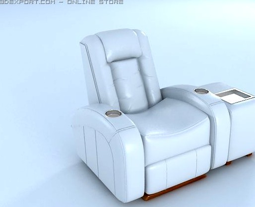 Wall Recliner Armchair 3D Model