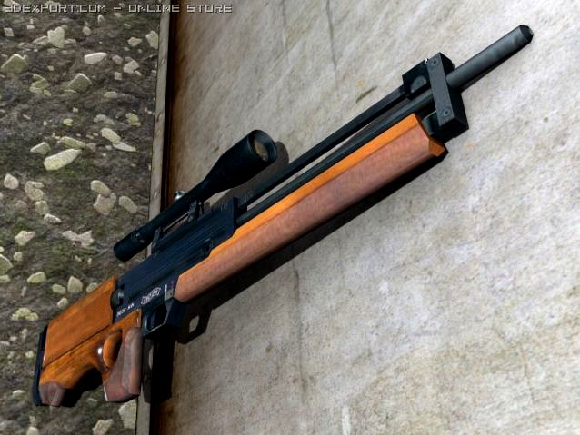 Walther WA 2000 3D Model