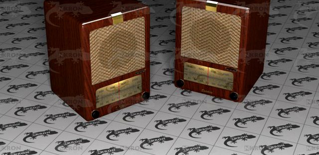 Old radio 3D Model