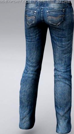 Jeans 3D Model