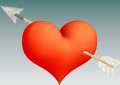 Heart and arrow 3D Model