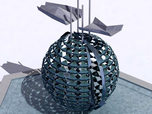 ContemporaryFountainB 3D Model