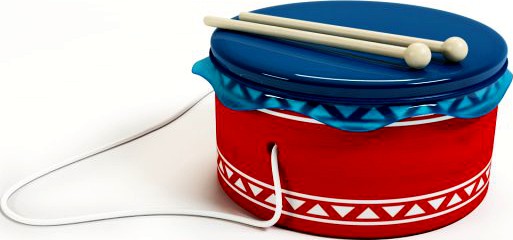 Baby Drum 3D Model