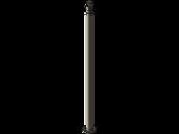 Pneumatic Light Mast w/ CCTV Internal Cable - Extends to 20 Feet - Air Powered Telescoping Boom