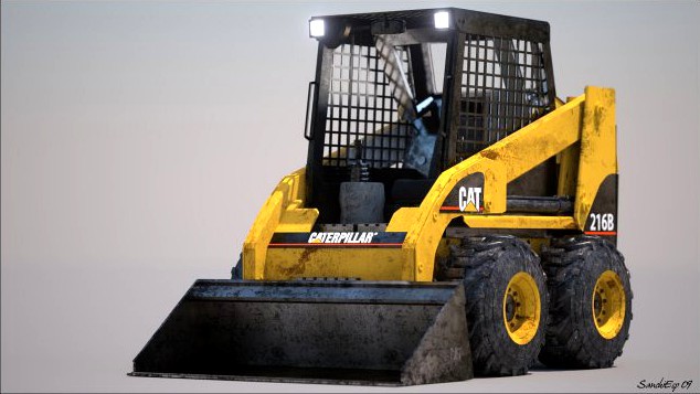 Mini Loader 3D Model