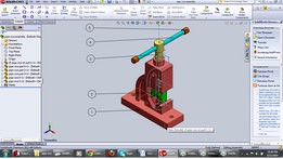 assembly of pipe vice with complete detailed drawing