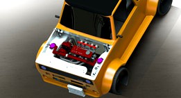 JD.Works Custom Car Concept with 2.0 8V Turbo Engine renders