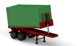 20‘ container tipper semi-trailer