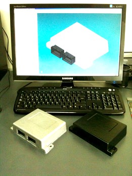 Aluminum CNG ECU case