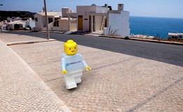 Legoman Spotted on Vacation!