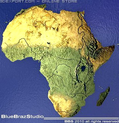 Africa 3D Model
