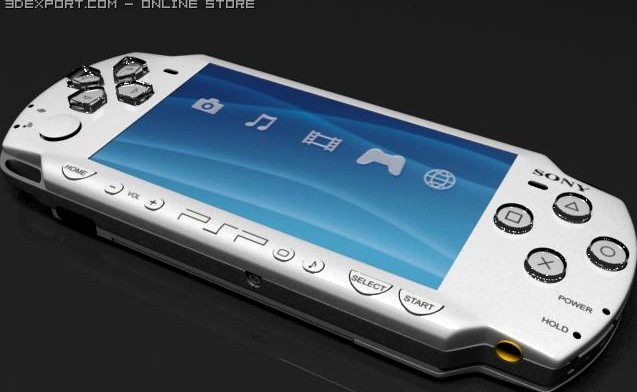 PSP Slim 3D Model