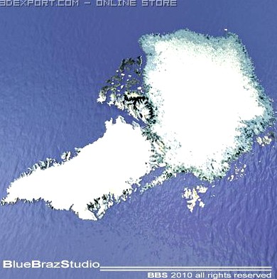 Arctic  Greenland 3D Model