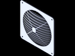 Fan ventilator grill and a shelf holder