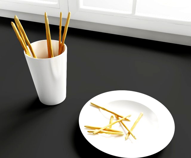 Convexshapes   Kitchen Decorations  Snack 3D Model