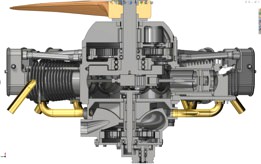 Solidworks - olsryd 9 cylinder radial engine