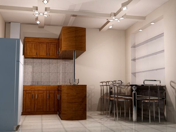 Interior Kitchen 3D Model