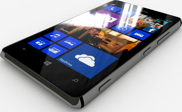 Nokia Lumia 925 Black 3D Model