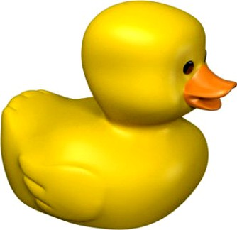 Quack The Rubber Ducky 3D Model