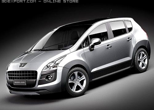 Peugeot 3008 3D Model