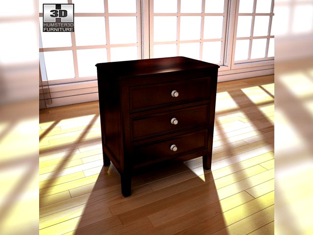 Ashley Carlyle Nightstand 3D Model