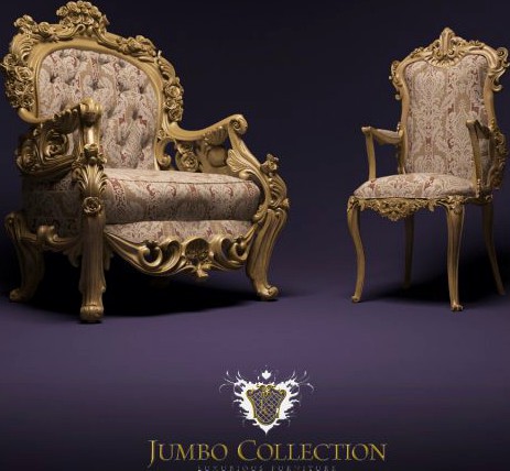 Jumbo collection Armchairs 3D Model