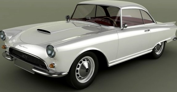 Auto Union 1000 SP 3D Model