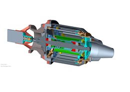 RS-30 GAS TURBINE JET ENGINE