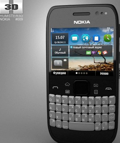 Nokia E6 3D Model