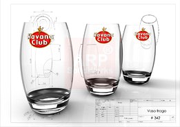 Glass of drinks - Havana club - 343