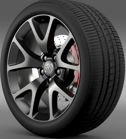 Buick Regal GS wheel 3D Model