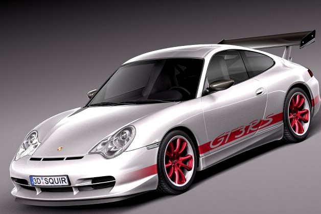 Porsche 911 GT3RS 2004 3D Model